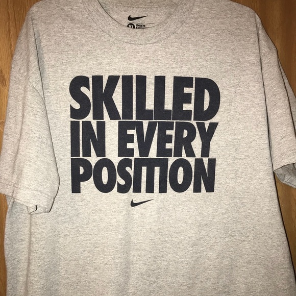 nike graphic tees with sayings